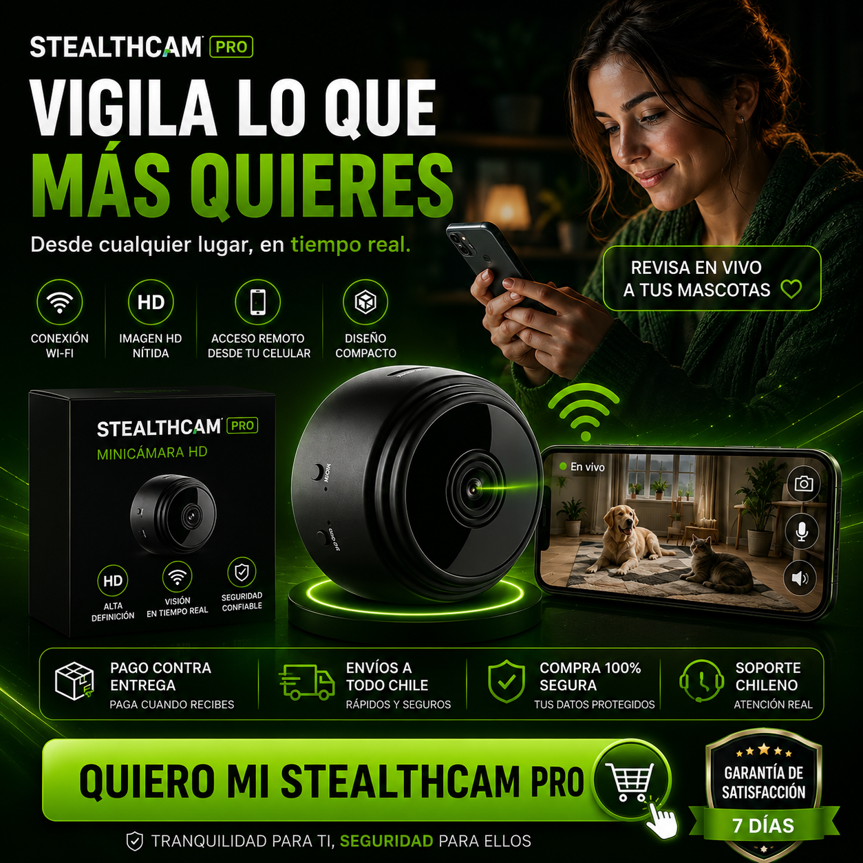 StealthCam Pro™ – Protege lo que más importa.